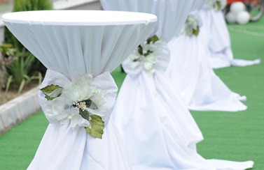 Arizona Corporate Funeral Catering Table Linens And Decoration