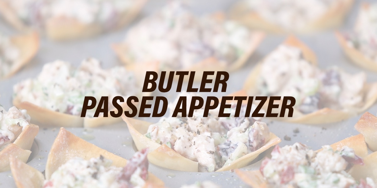 ButlerPassed Appetizer Menu AZ Inspirations Catering