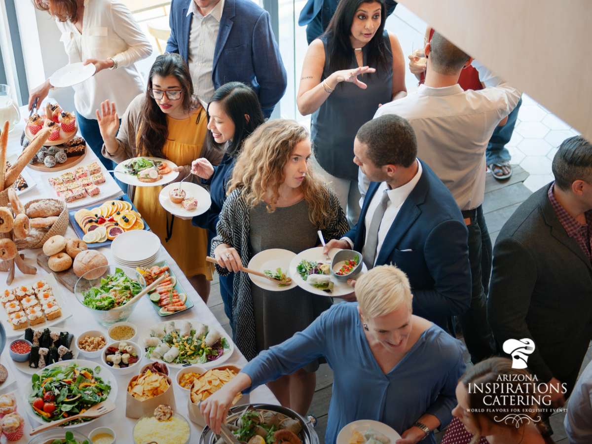Corporate Event Catering and Business Networking Buffet